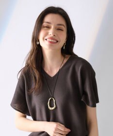 ANY メタルモチーフネックレス