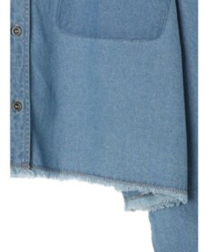 Green Parks ・ＳＵＧＡＲ　ＳＰＯＯＮ　クロップドデニムシャツ