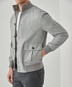 GOTAIRIKU 新作【ストレッチ/洗える/吸水速乾】ノルマンディーリネン A-1ブルゾン