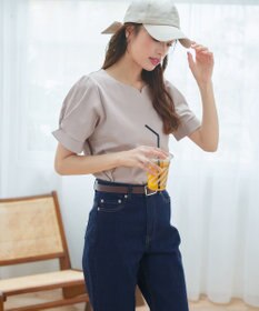 Tiaclasse 【UVケア・接触冷感】“あまラク” ハートネックカットソートップス