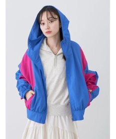 earth music&ecology コクーンギャザー切替ブルゾン