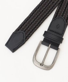 JOSEPH ABBOUD  【イタリア素材・ストレッチ・日本製】 ストレッチレザーミックス ベルト