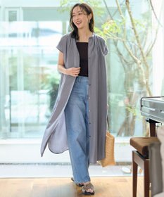 ANY スパンボイル撥水ワンピース