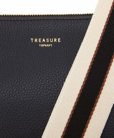 TOPKAPI 【TREASURE TOPKAPI】ストライプベルト・レザー2wayショルダーバッグ