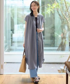 ANY スパンボイル撥水ワンピース