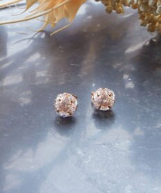 Tiaclasse 【金属アレルギー対応】シャイニーストーンジルコニアピアス