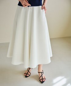 #Newans 【シワになりにくい】〈花乃まりあさんコラボ〉サーキュラースカート