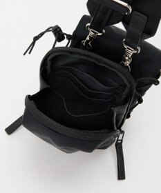 russet ≪500mlペットボトルが入る≫ナイロン多機能ミニショルダーバッグ(CE-1613)