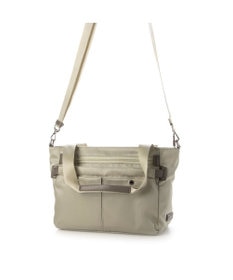 LA BAGAGERIE フロントポケット　スクエアナイロントート