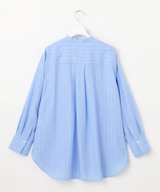 自由区 【洗える】SOMELOSテンセルバンドカラー シャツ