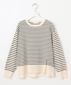 ANY SIS 【洗える】サイドスリット ニット