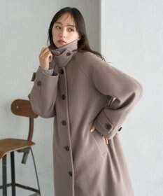 earth music&ecology 2WAYカラーロングコート