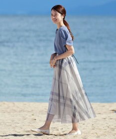 Tiaclasse 【UVケア・接触冷感】“あまラク” ハートネックカットソートップス