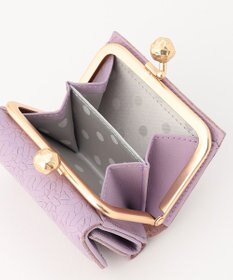 UNBILLION perche 抗菌レザー型押し外がまミニウォレット