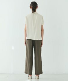 BEIGE， EVA / ハイネックハーフスリーブブラウス