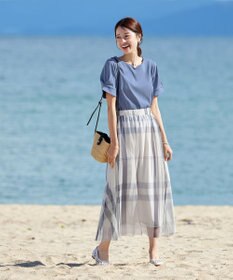 Tiaclasse 【UVケア・接触冷感】“あまラク” ハートネックカットソートップス