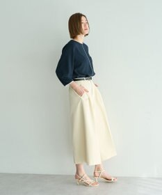 YECCA VECCA 配色パイピングブラウス