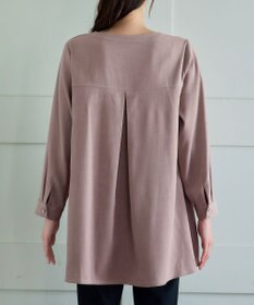 Tiaclasse L 【洗える】スエード調チュニック