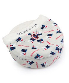 PET PARADISE リサとガスパール 遠赤外線  寝袋 丸型《頬杖柄》 径60cm