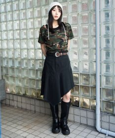 WEGO レイヤードキーネック半袖T