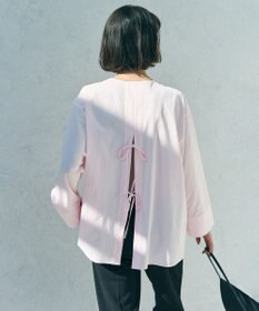 UNFILO 【WEB限定カラー】バックリボン イージーケアシャツ