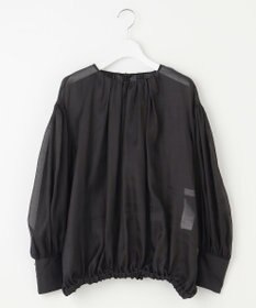 23区 【エステータ】シルクコットンオーガンジー ブラウス