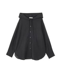 Green Parks シアーフードシャツ