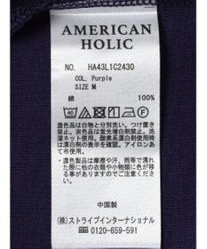 AMERICAN HOLIC 接触冷感タックスリーブ５分袖カットプルオーバー
