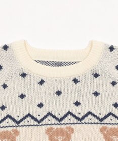 WEGO ノルディックベアニットプルーバー