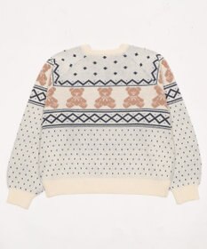 WEGO ノルディックベアニットプルーバー