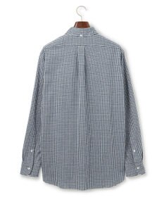 J.PRESS MEN 【KING SIZE】ギンガムチェック コットンネルジャージシャツ