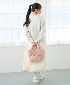 ROOTOTE 3637【ふわふわ】SC.スクエア.ファー.ロゴ-A