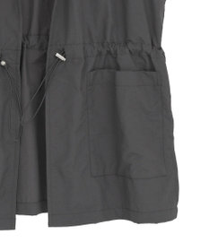 Green Parks ウエストドロストナイロンベスト