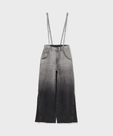 GRACE CONTINENTAL サス付zipデニムパンツ