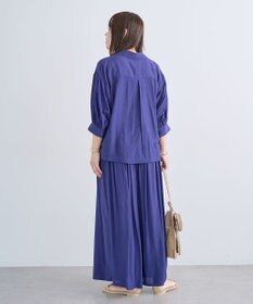 Green Parks 接触冷感シルキータッチローンオープンカラーシャツ