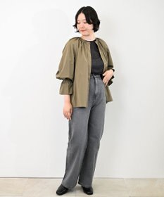 woadblue 新色追加＜坪田あさみさんコラボ＞SALUU　サルー /デニムパンツ グレー