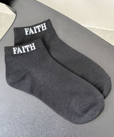 WEGO FAITHロゴショートソックス