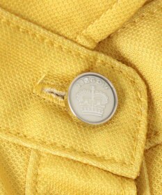 23区GOLF 【WOMEN】ワッペンプリント鹿の子シャツ