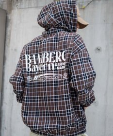 WEGO 【ユニセックス着用ITEM/MLサイズ展開】チェックグラフィックZIPパーカー（LS）