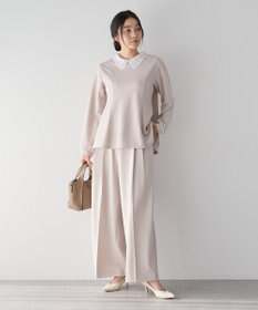 YECCA VECCA メタルベルトワイドパンツ