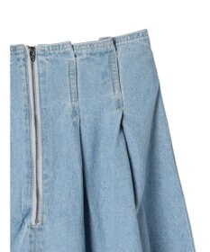 earth music&ecology フロントジップタックフレアスカート