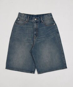 WEGO 【ユニセックス着用ITEM/SMLサイズ展開】スーパーバギーデニムショーツ