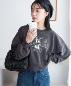 WEGO クロップドスウェット