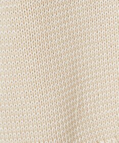 JOSEPH 【洗える】マイクロストライプ　ポロカラーニット