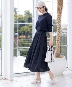 Tiaclasse L 【洗える】パーカードッキングワンピース