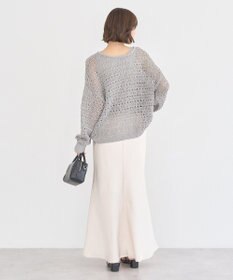 earth music&ecology メッシュニットプルオーバー