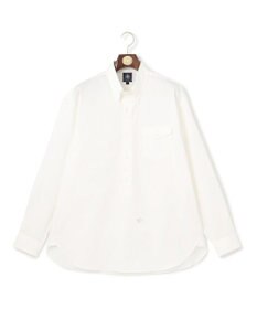 J.PRESS MEN 【J.PRESS ORIGINALS】Finx Cotton Twill Baggy Fit Pullover Shirt