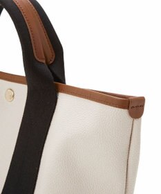 TOPKAPI 【Breath TOPKAPI】スコッチグレイン ネオレザー ミニ トート バッグ ショルダー付き S