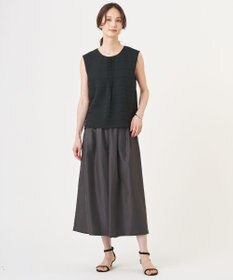 J.PRESS LADIES 【WEB限定】シアーチェック ノースリーブ カットソー