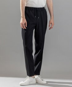 JOSEPH HOMME 【ストレッチ/ウエストゴム仕様】キャリーマンストレッチ ドロスト付ストレートパンツ / HOVE